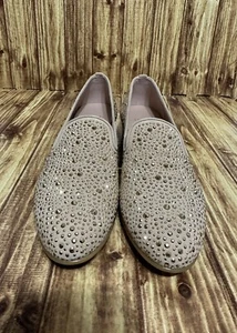 Stuart Weitzman Gold Studded Loafers - Picture 1 of 8