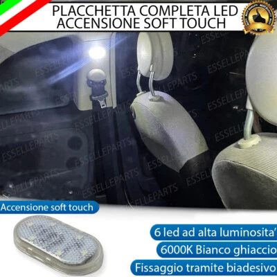 PLACCHETTA LED PAFONIERA SOFT TOUCH PER BYD DOLPHIN SURF 6000K BIANCO - Immagine 1 di 4