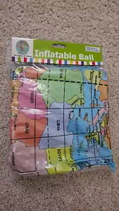 inflatable Globe beach ball 40" New - Picture 1 of 1