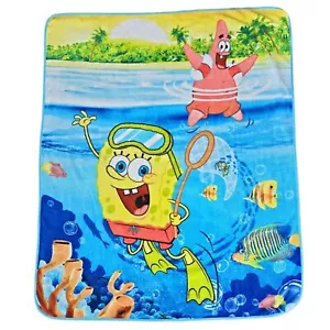 Nickolodeon SpongeBob SquarePants Patrick Fleece Throw Blanket Northwest 2010 - Picture 1 of 12