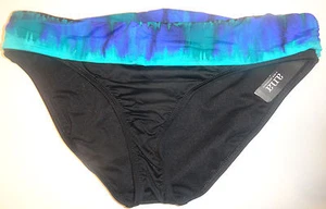 Ladies A.N.A. Black with Blue Purple Swim Bottoms Size 16 - Picture 1 of 2