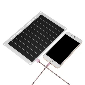 Portable 10W 2000mAh USB Solar Panel Mobile Power Charger Outdoor Charging Bo FY - Zdjęcie 1 z 7