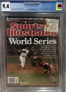 CGC 9.4 10/31/05 NEWSSTAND Scott Podsednik White Sox Sports Illustrated - Picture 1 of 2