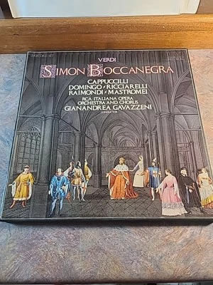 Verdi Simon Boccanegra Box Set 1973 RCA RED SEAL,  3 Vinyl Records Vg+ - Image 1 of 4