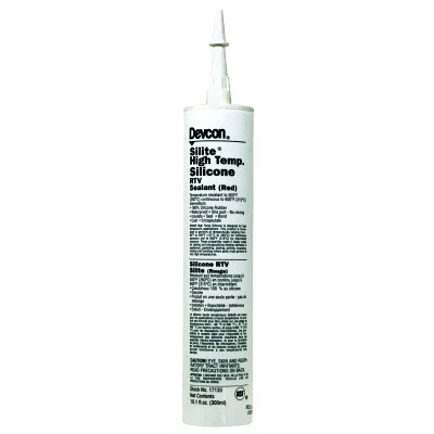 Sellador RTV de silicona de alta temperatura Silite, 10,3 oz, cartucho, rojo Devcon 17130 Foto 1 de 1