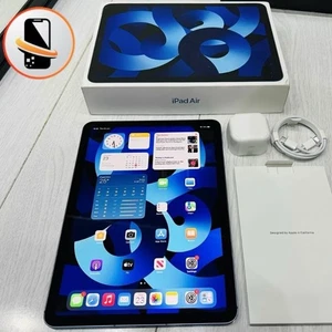 Apple iPad Air 5th Gen Grade A+ 2022 M1 WiFi + 5G Blue 10.9" 64GB 1 YR WARRANTY - Picture 1 of 3