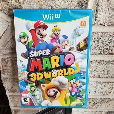 NEW Super Mario 3D World Wii U Factory Sealed First Print Nintendo 2013 - Image 1 of 4
