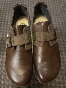 Neu Naot Damenschuhe Tane 11145 braun Lederriemen-Loafer Größe 35/7 Pekannuss MSP190 - Bild 1 von 7