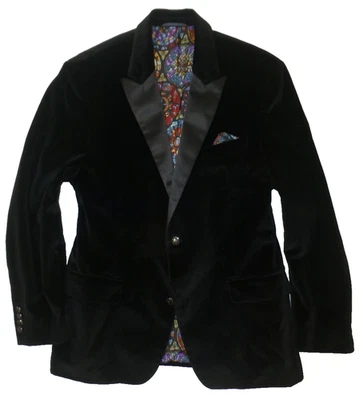 Robert Graham Tuxedo Jacket 44 Velvet Excellent Condition Blazer Sport Coat - Image 1 of 4