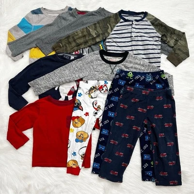LOTE de ropa de manga larga y pantalones para niños pequeños talla 4T Foto 1 de 4