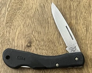 CASE XX USA 059L SS Single Blade Lockback Pocket Knife Black ~TASKCo - Picture 1 of 11