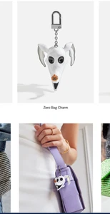 NEW Disney BaubleBar Nightmare Before Christmas Zero Keychain Bag Charm 3D unbox - Picture 1 of 3