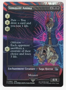 Magic The Gathering Final Fantasy Foil poco común #0364 Summon Anima - Imagen 1 de 1