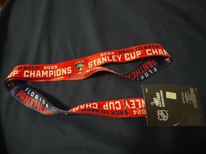 Florida Panthers 2025 NHL Stanley Cup Final Champions Lanyard 20” - Picture 1 of 3