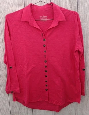 Неоновые Будда кнопка рубашка женщин большой розовый искусство носить йога Artsy Athleisure - Изображение 1 из 4