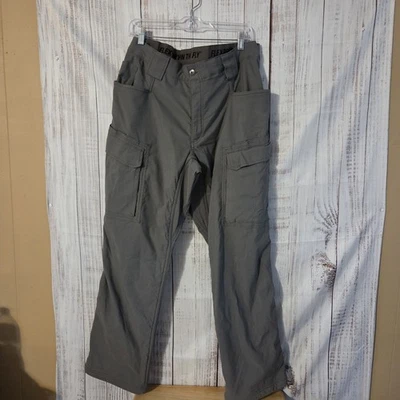 Pantalones cargo Duluth Trading para hombre 36x32 negros flexibles secos sobre la marcha forrados de lana trabajo Foto 1 de 4