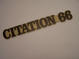 VINTAGE BETHANY CITATION 66 EMBLEM - Picture 1 of 2