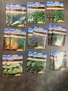 18 Ferry Morse Herb Seed Packs 9 Different Free Shipping - Picture 1 of 10