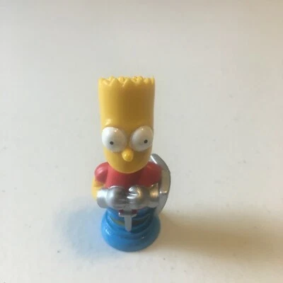 Figura Peón Bart - Camisa Roja - Pantalones Azules - 1992 - Pastel de Ajedrez 3D de Los Simpson Foto 1 de 4