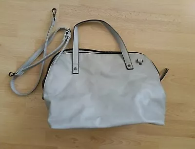 Handtasche grau Kunstleder ca.40×25×15cm - Bild 1 von 2