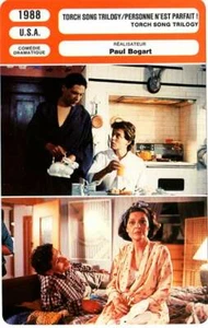 KINOKARTE: TORCH SONG TRILOGY - Bancroft, Broderick, Bogart 1988 - Bild 1 von 2