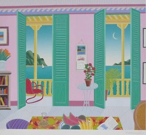 THOMAS McKNIGHT ST.LUCIA HAND SIGNED Caribbean Daydreams Suite Serigraph - Picture 1 of 4