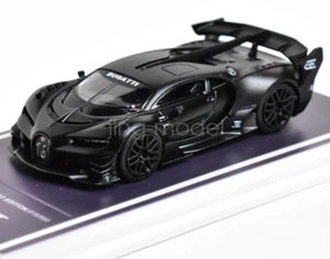 MJ 1:64 Matte Black Vision Gran Turismo GT Sports Model Diecast Metal Car - Picture 1 of 3