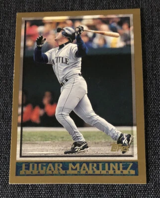 1998 Topps Seattle Mariners Baseball Card #297 Edgar Martinez - Image 1 of 2