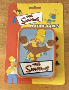 The Simpsons Playing Cards in Original Tin 2001 Rix Products #4785 Matt Groening - Picture 1 of 9