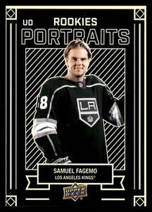 2022-23 Upper Deck Series 2 - UD Portraits Rookies #P-57 Samuel Fagemo (RC) - Picture 1 of 2