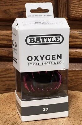 Protector bucal Battle Sports 3D Predator oxígeno rosa metálico Foto 1 de 4