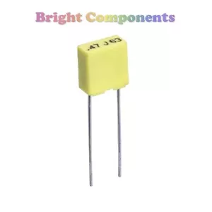 10x 47nF (473) Mini Polyester Box Capacitor - 100V (max) - UK Seller - Bild 1 von 1