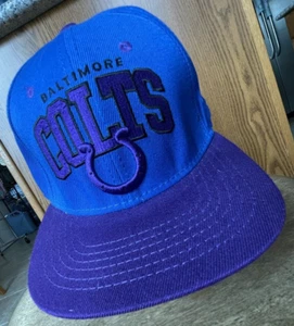 Mitchell & Ness Custom Snapback Baltimore Colts vintage NFL Rare colorway Purple - Picture 1 of 8