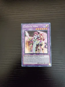 Centauro Mina - Yugioh Hermanos de Leyenda - Secreto Raro - BROL-EN020 - CASI NUEVO/COMO NUEVO - Imagen 1 de 2