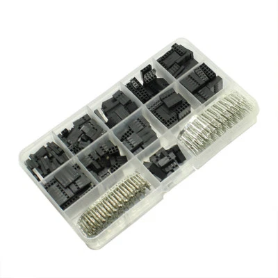 620pcs Dupont Connector 2.54mm,Cable Jumper Wire Header Housing Kit Male Female - Image 1 of 2