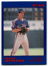 1988 Star Gregg Jefferies A Baseball Cards #7
