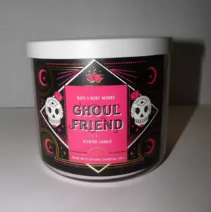 Bath & Body Works Ghoul Friend Jar Candle 14.5 oz Halloween 3 Wick NEW - Picture 1 of 2