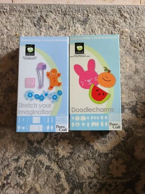 Cricut Provo Craft Lot of 2: Doodlecharms, Stretch your Imagination  - Image 1 of 4
