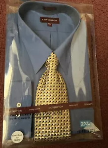 Juego de corbata camisa para hombre Covington 2XL Covington en caja XXL nueva camisa de vestir fácil cuidado - Imagen 1 de 5