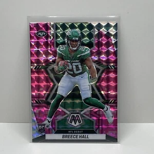 2022 Mosaic Breece Hall Pink Prizm Rookie Card RC NFL Debut #283 - Picture 1 of 1