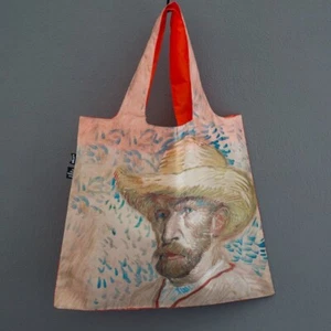 LOQI Tasche VINCENT VAN GOGH Selbstportrait mit Strohhut BAG faltbar Beutel - Bild 1 von 2