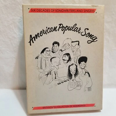 American Popular Song Box Set Cassettes Bing Crosby Astaire Hirschfeld Cover Art - Image 1 of 4