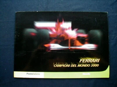 2000 Italy FERRARI Formula 1 auto racing official folder card stamps cover FDC - Image 1 of 4