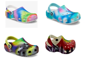 Zuecos multicolores para niños cocodrilos talla C2 3 C6 C7 C8 C9 C10 - Imagen 1 de 19