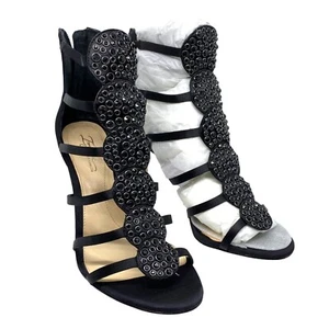 size 8.5 vince Camuto Imagine Reya black cage gladiator high heel sandals $180 - Picture 1 of 10