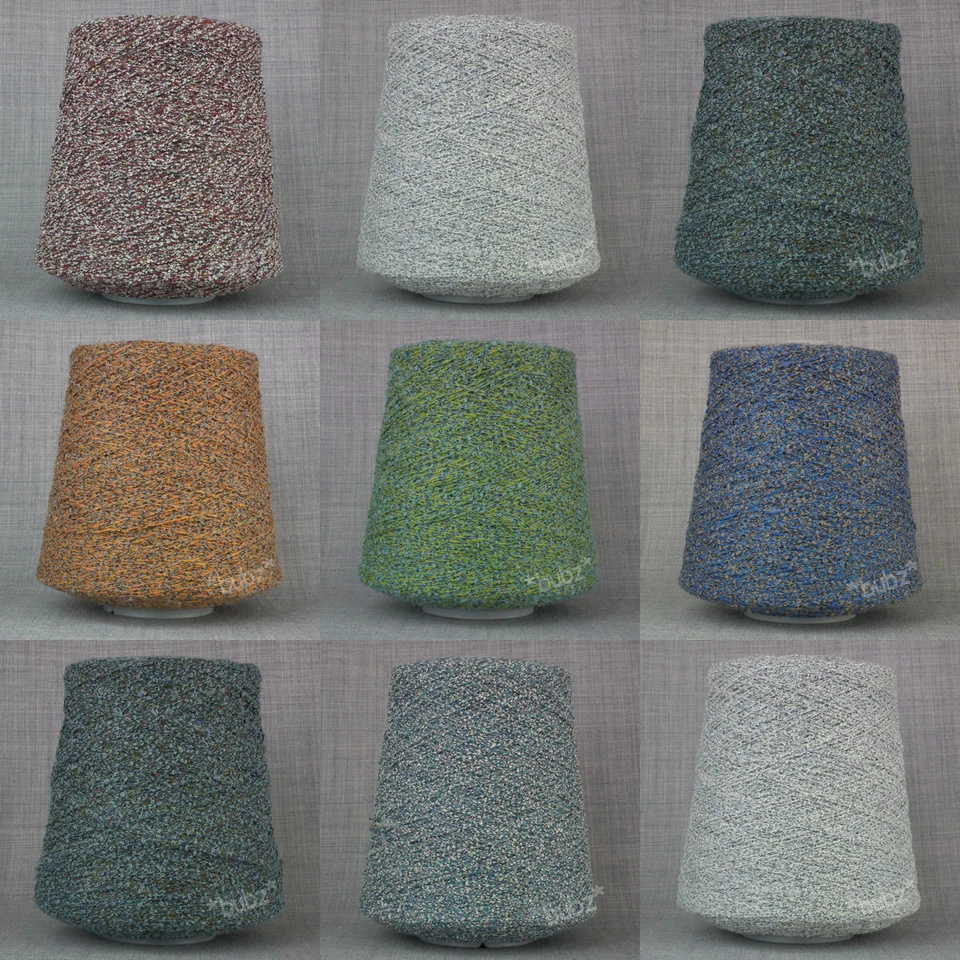 J C RENNIE FANCY SHETLAND WOOL 4 PLY YARN - 400g CONE 8 BALLS MACHINE KNITTING - Image 1 of 1