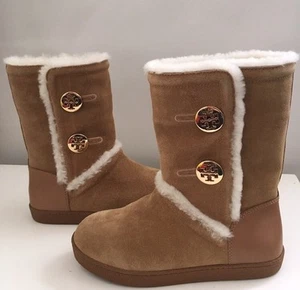 Botas de piel de oveja Tory Burch - NUEVAS talla 5 marrón - Imagen 1 de 4