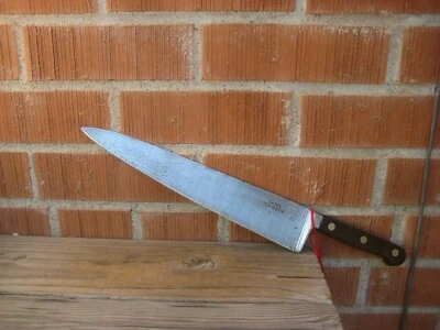 1930s Vintage 12" Blade CASE TESTED XX * 3XL Carbon Chef Knife USA - Image 1 of 4