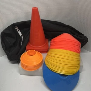 KWIKGOAL 95 piezas conos de disco multicolor fútbol/fútbol/pista y campo - Imagen 1 de 7