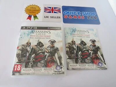 Assassin's Creed American Saga PS3 PlayStation 3 Birth of New World pal - Image 1 of 4